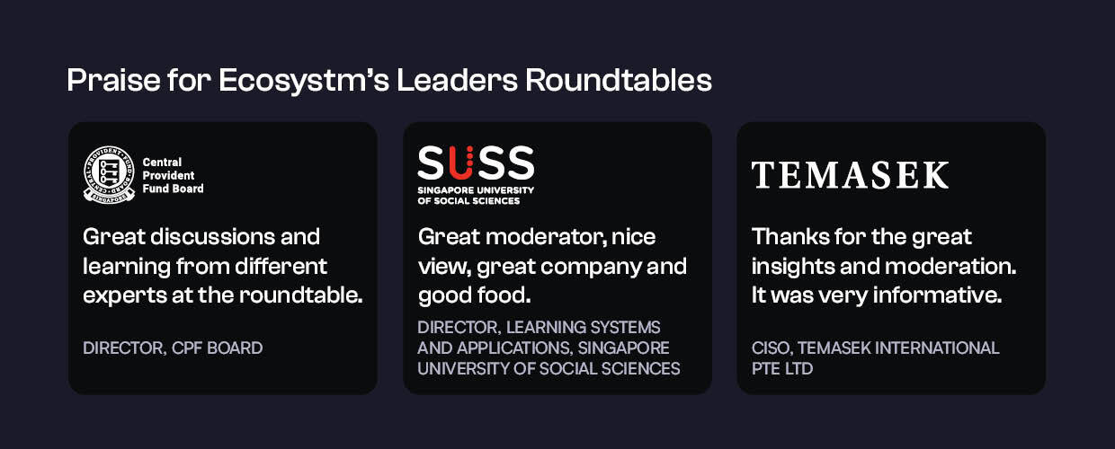 Ecosystm Roundtable_Time’s Running Out Future-Proof Your CDC Infrastructure_HPE_Testimonial Ecosystm Roundtable_Time’s Running Out Future-Proof Your CDC Infrastructure_HPE_Testimonial